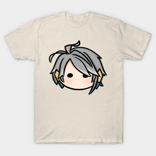 Genshin Impact Alhaitham chibi head | Morcaworks T-Shirt